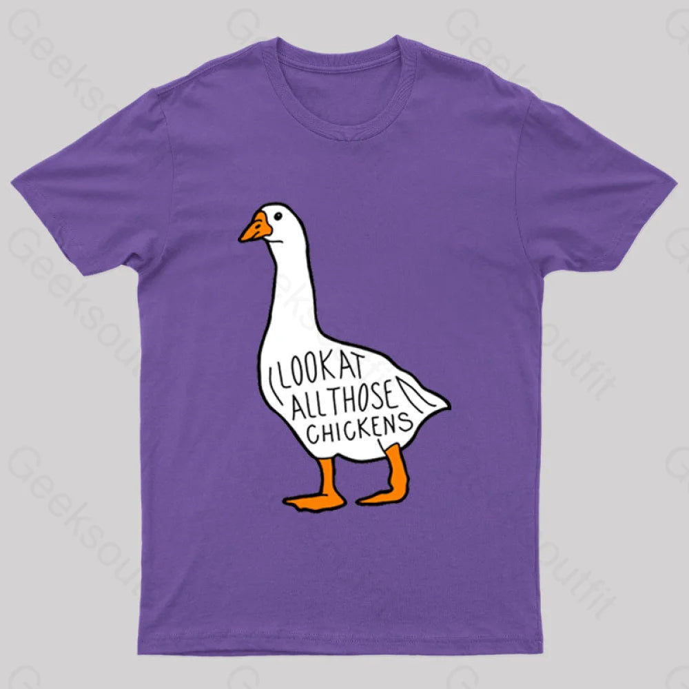 Look at All Those Chickens Nerd T-Shirt