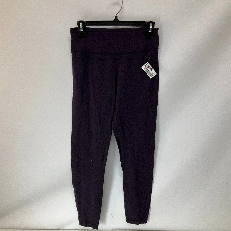 Athletic Leggings By Lululemon In Purple, Size: 8