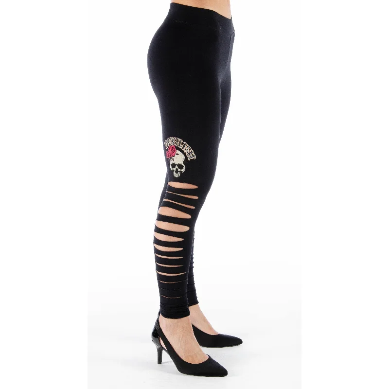 Liberty Wear Devilish Skull Leggings