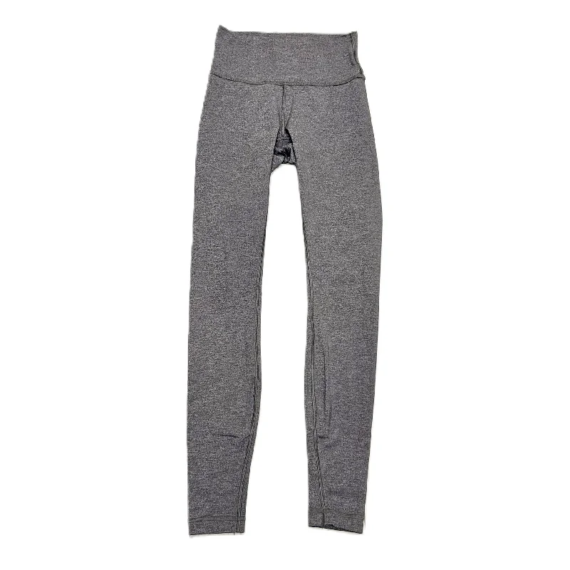 Athletic Leggings By Lululemon In Grey, Size: S