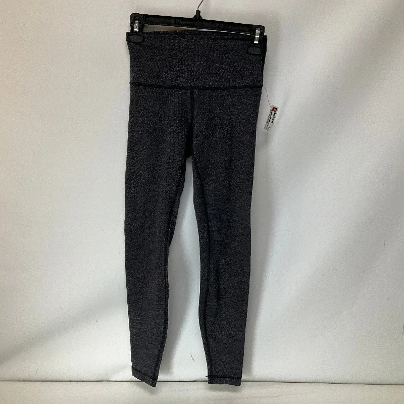 Athletic Leggings By Lululemon In Grey, Size: 4