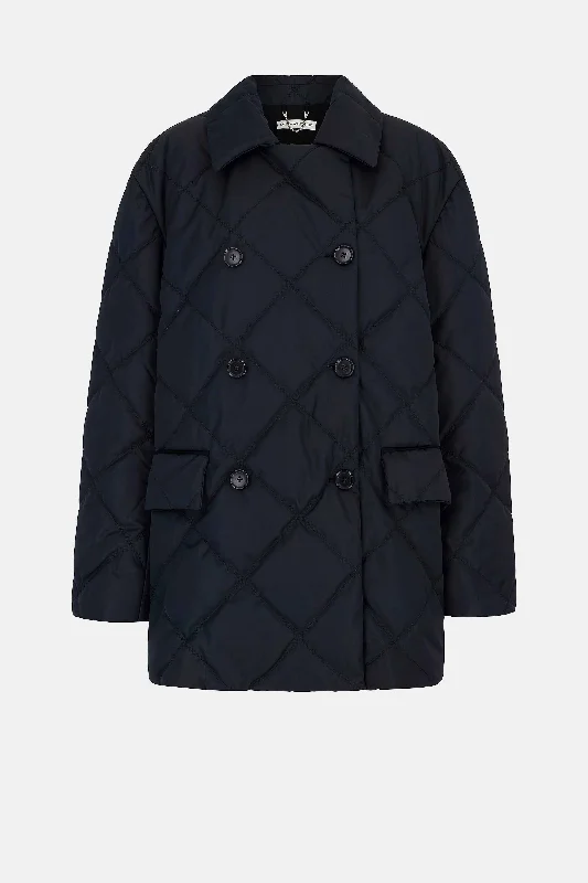 Sophica Black Puffer Quilted Jacket