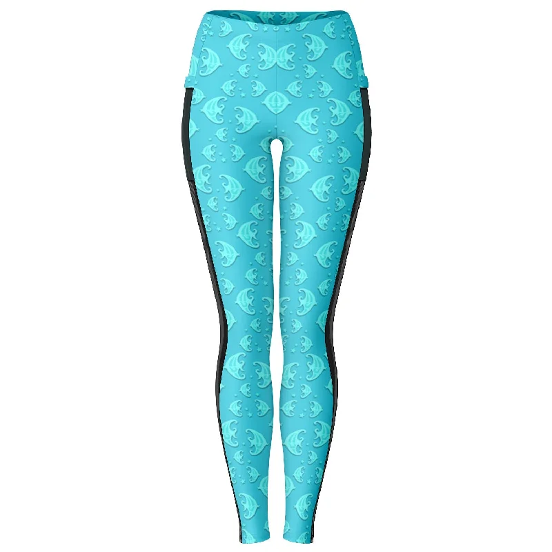 Blue Fish Leggings