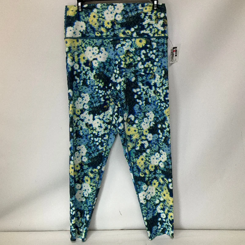 Athletic Leggings By Aerie In Blue, Size: Xl