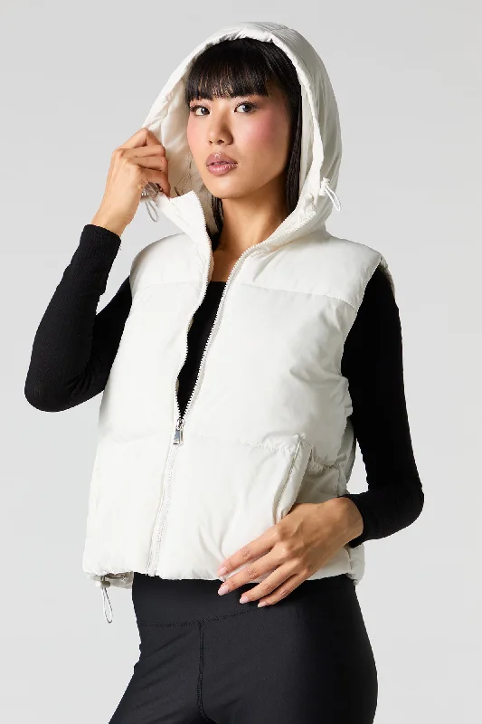 Hooded Puffer Vest