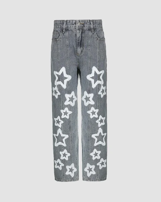 Star Trails Denim Jeans