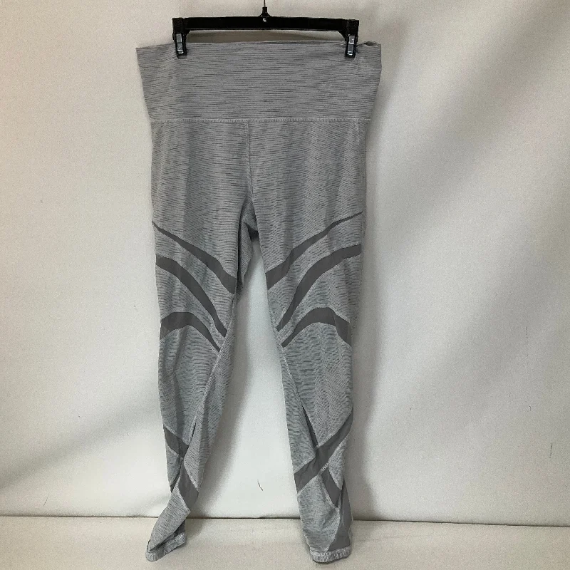 Athletic Leggings By Lululemon In Grey, Size: 12