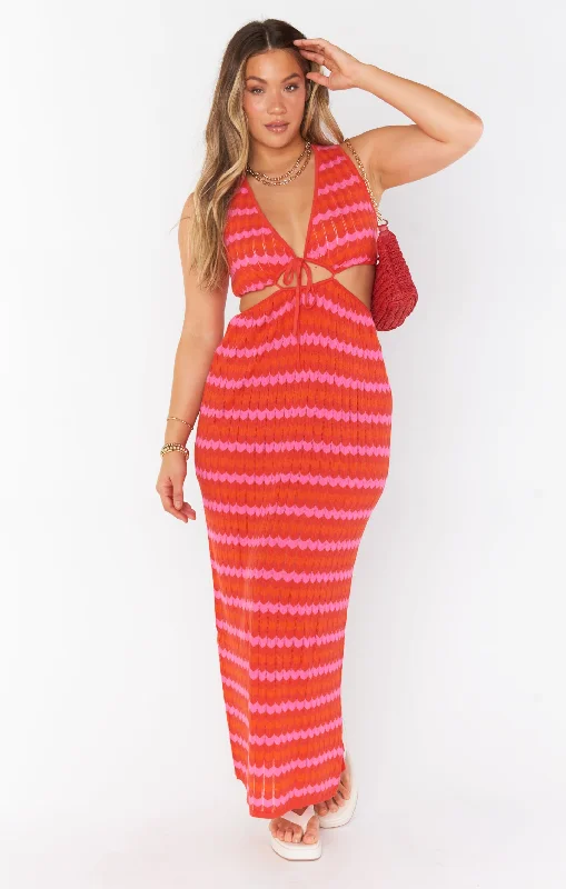 Maizy Cut Out Dress ~ Paradise Island Knit