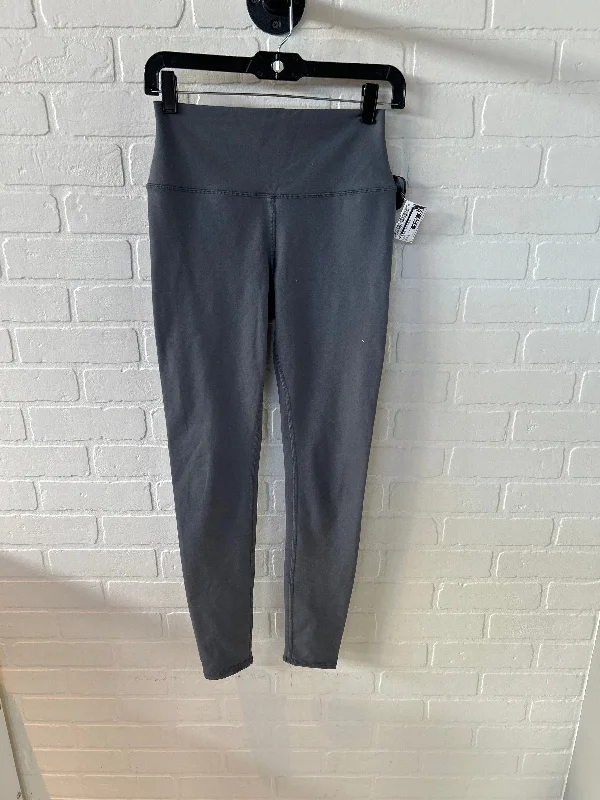 Athletic Leggings By Alo In Grey, Size: 4