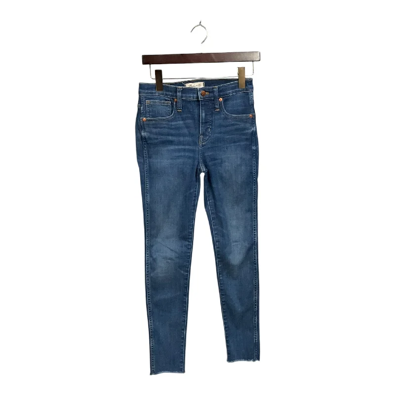 Jeans Skinny By Madewell In Blue Denim, Size: 4