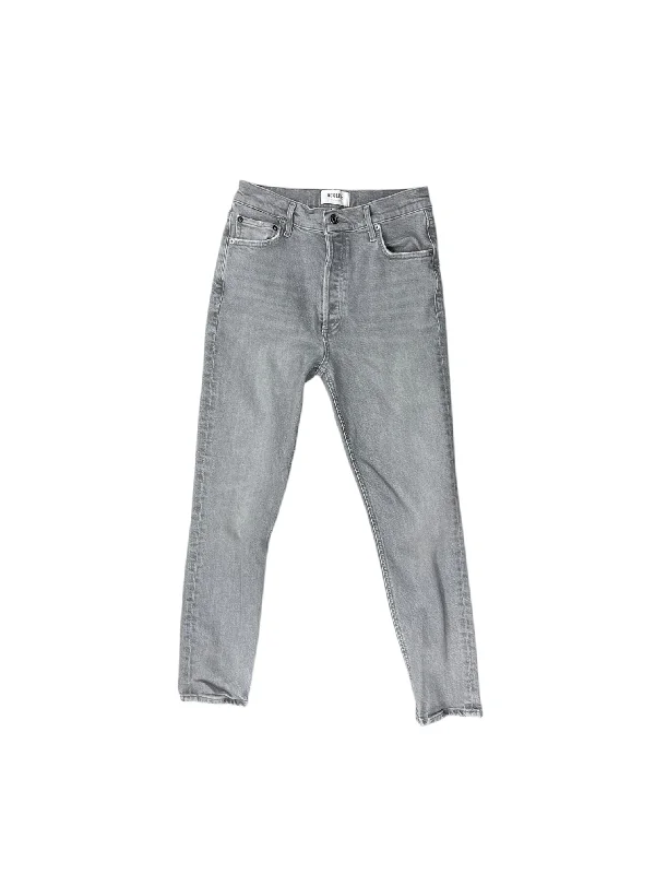 Jeans Cropped By Agolde In Grey, Size: 4