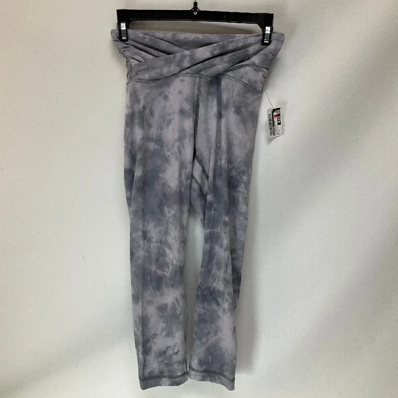 Athletic Leggings By Lululemon In Tie Dye Print, Size: 4