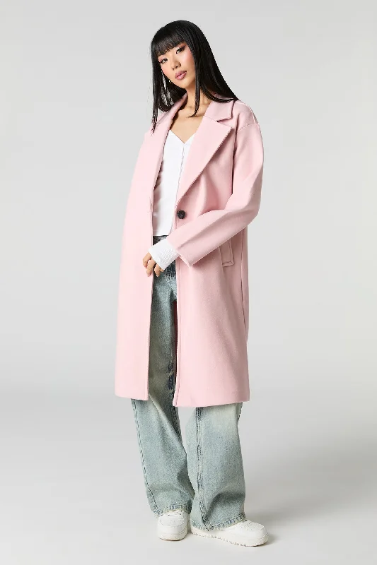 Midi Single Button Coat