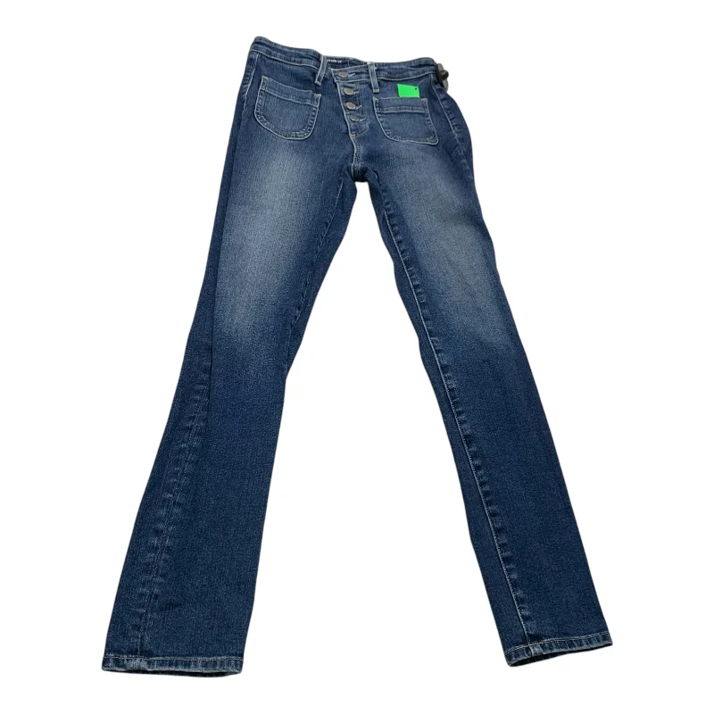 Jeans Straight By Anthropologie In Blue Denim, Size: 2