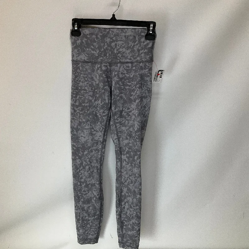 Athletic Leggings By Lululemon In Grey, Size: 4