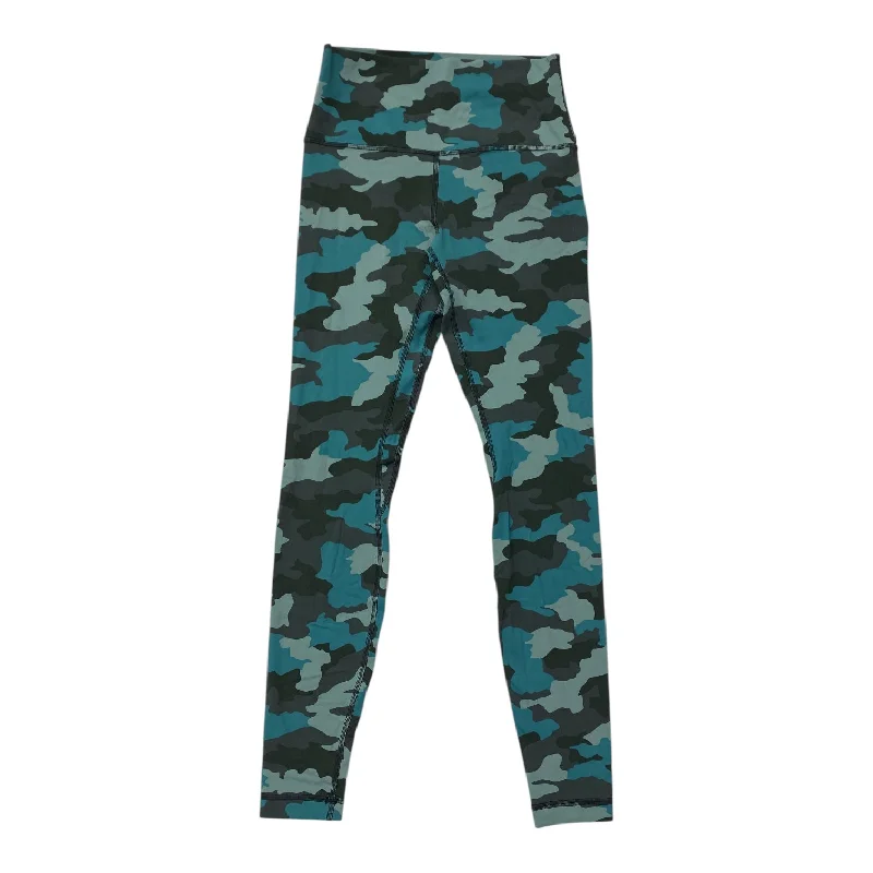 Athletic Leggings By Lululemon In Camouflage Print, Size: 6