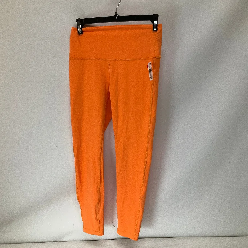 Athletic Leggings By Lululemon In Orange, Size: 6