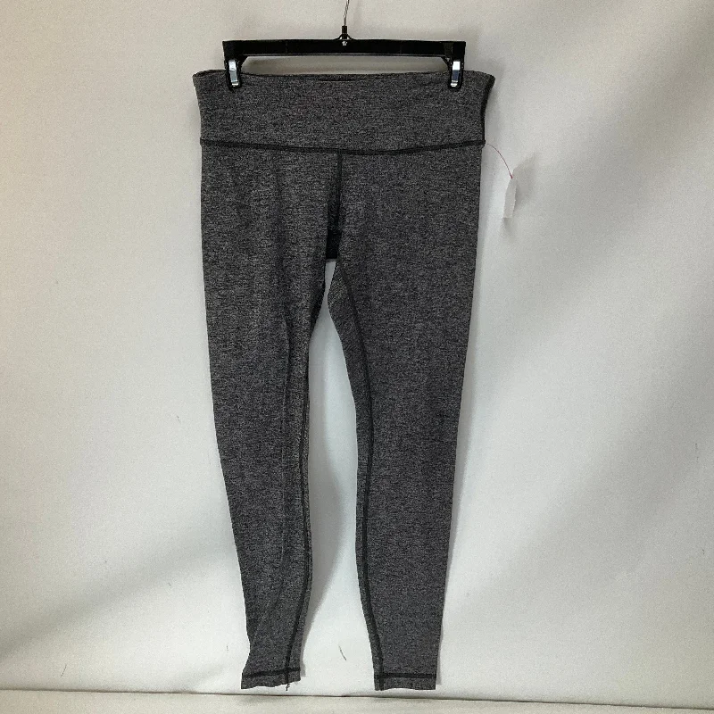 Athletic Leggings By Lululemon In Grey, Size: 6