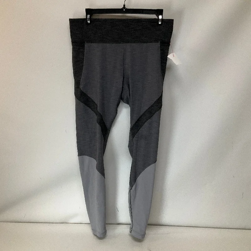 Athletic Leggings By Lululemon In Grey, Size: 12