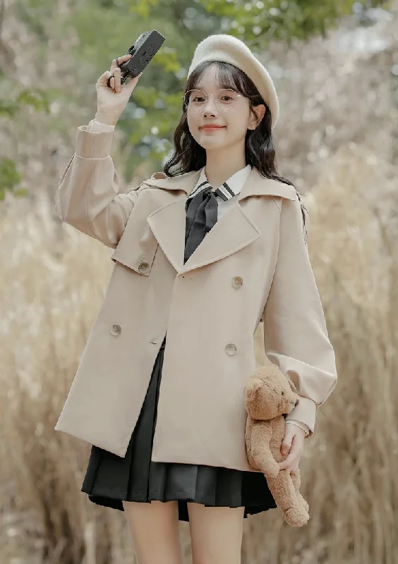 Explorer's Short Trench Coat (Khaki)