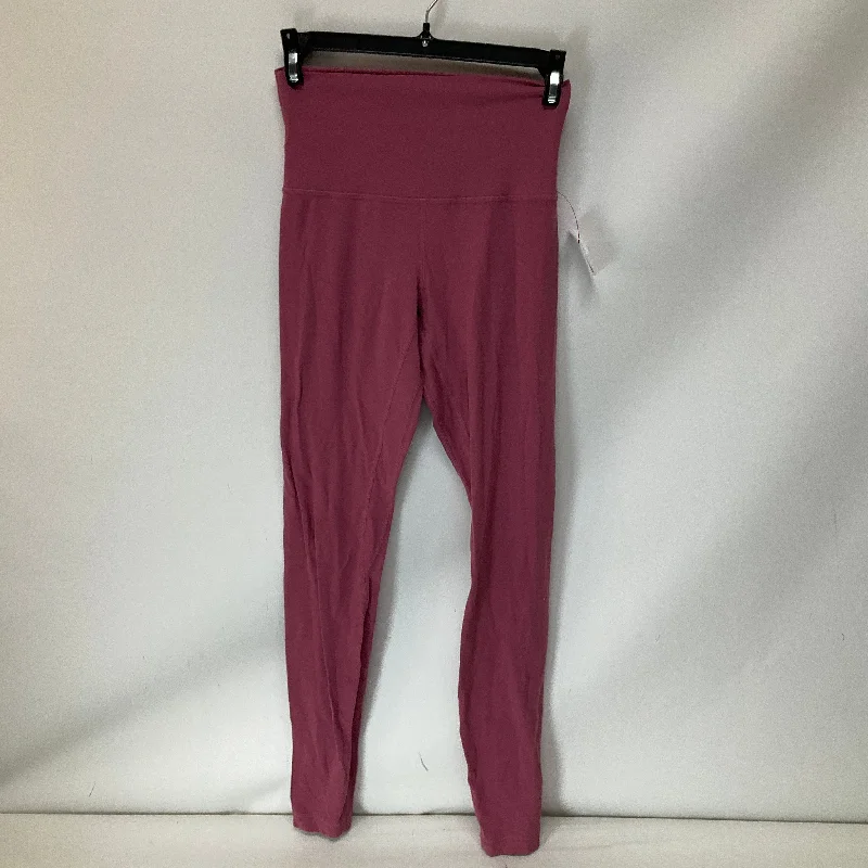 Athletic Leggings By Lululemon In Pink, Size: 4