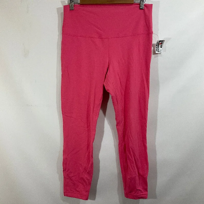 Athletic Leggings By Lululemon In Pink, Size: 12