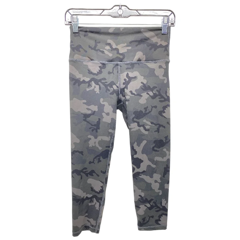 Athletic Leggings By Zyia In Camouflage Print, Size: 4