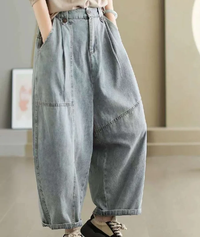 Casual Washed Loose Jeans for Women