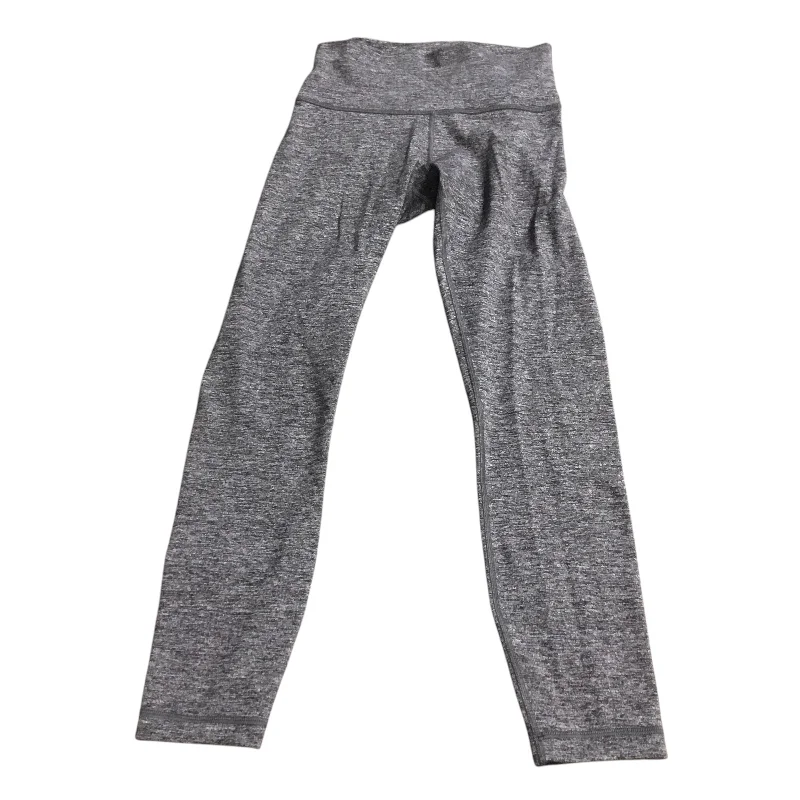 Athletic Leggings By Lululemon In Grey, Size: 6